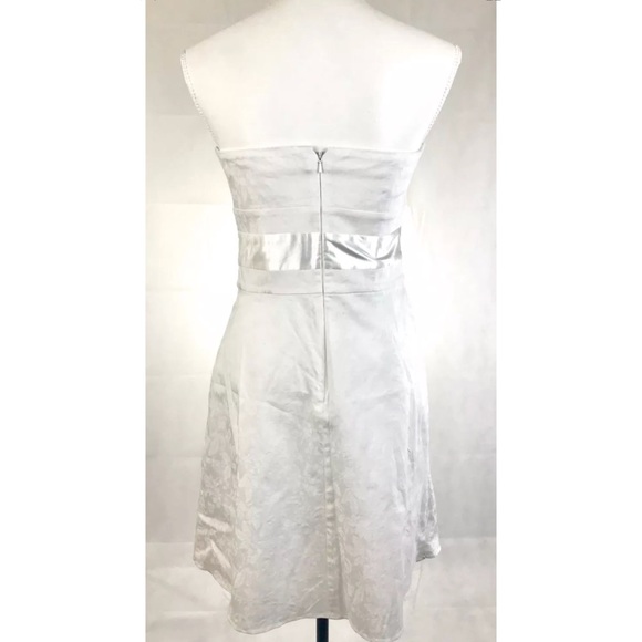 WHBM Strapless White Cocktail Dress - Picture 4 of 7